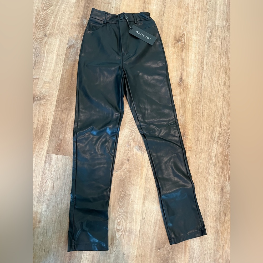 White Fox Black Pants